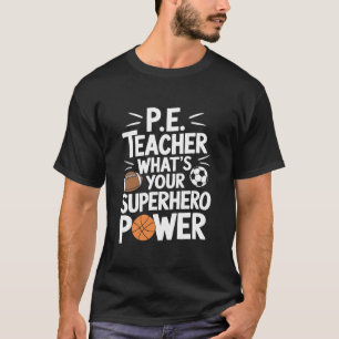 Camiseta Treinador de Educação Física da Escola de Ginásio,