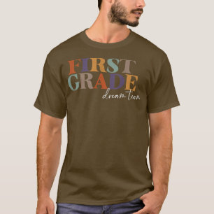 Camiseta Treinador de Equipe de Sonhos do 1º Grau de Retror