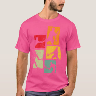 Camiseta Treinador de Esquadrão do Jogador Racquetball Rack