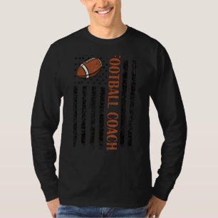 Camiseta Treinador de futebol americano orgulhoso treinador
