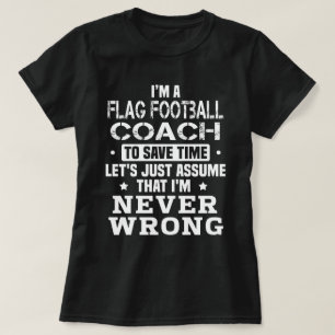 Camiseta Treinador de Futebol da Bandeira