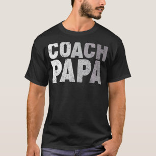 Camiseta Treinador de futebol do Mens Papá treinador de fut