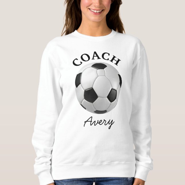 Camiseta Treinador de Futebol Nome Simples Roteiro Minimali (Frente)