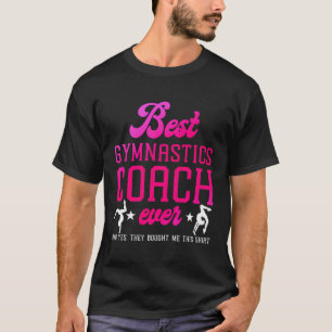 Camiseta Treinador de ginástica Melhor Treinador de ginásti
