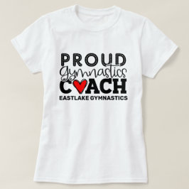 Camiseta Treinador de ginástica personalizado e orgulhoso, 