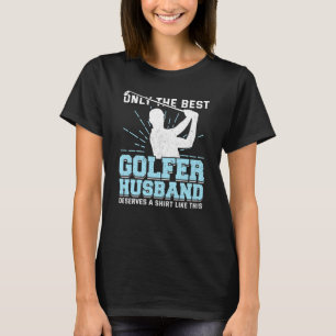 Camiseta Treinador de Golfe Jogador de Golfe Marido de Golf