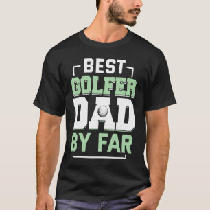 Camiseta Treinador de Golfe Padre Golfer Pai 3