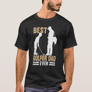 Camiseta Treinador de Golfe Padre Golfer Pai 6