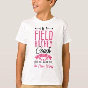 Camiseta Treinador de Hóquei em Campo Eu Sou um Treinador d
