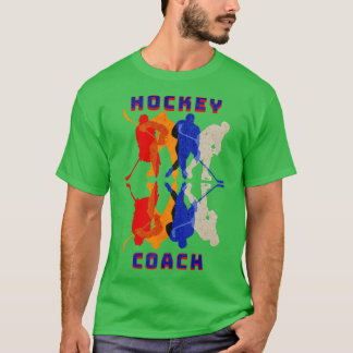 Camiseta Treinador de Hóquei em Gelo