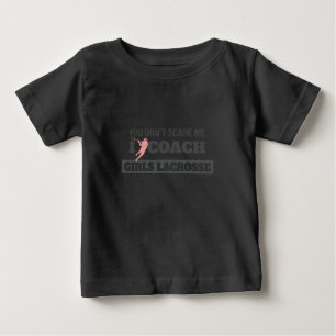 Camiseta Treinador de Lacrosse Você Não Me Assusta Eu Trein