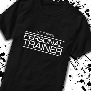 Camiseta Treinador de Malhações de Saúde do Treinador Pesso