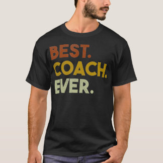 Camiseta Treinador de Mens Melhor para Treinador Esportivo