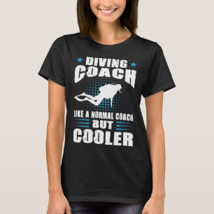 Camiseta Treinador De Mergulho Scuba Como Um Treinador Norm