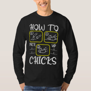 Camiseta Treinador de Namoro Engraçado Como Pegar Garotas D