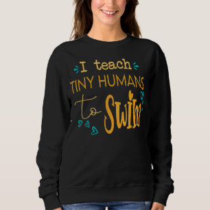 Camiseta Treinador de natação legal que eu ensino pequenos