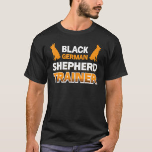 Camiseta Treinador de Pastor Alemão Preto