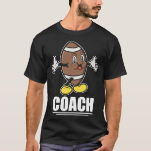 Camiseta Treinador de Prática de Esporte da Equipe de Futeb
