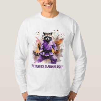 Camiseta Treinador de Racoon, esporte