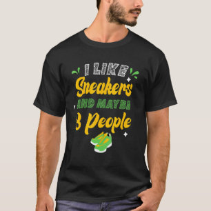 Camiseta Treinador De Sneaker Diz Que Gosto De Tênis E Talv