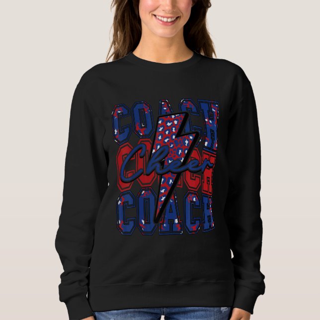 Camiseta Treinador de Torcida Lightning Bolt Torcida Leopar (Frente)