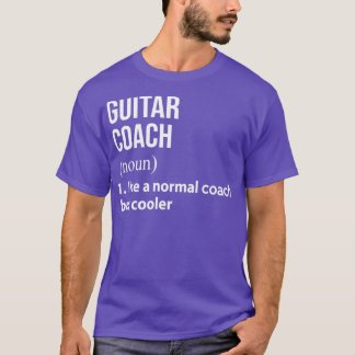 Camiseta Treinador de violão como um treinador normal, mas