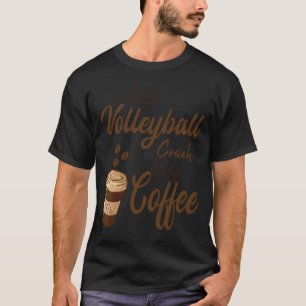 Camiseta Treinador de Volei Meio garota de Café