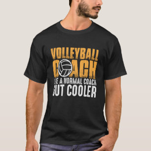 Camiseta Treinador De Voleibol Como Um Treinador Normal Mas