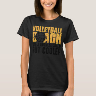 Camiseta Treinador De Voleibol Como Um Treinador Normal Mas