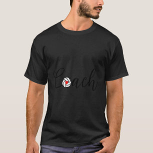 Camiseta Treinador de Voleibol Obrigado Melhor Presente Ide