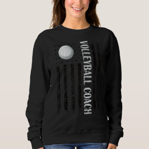 Camiseta Treinador De Voleibol Orgulhoso Dos Eua Para Trein