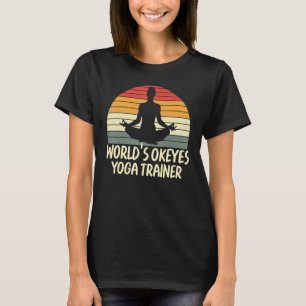 Camiseta Treinador de Yoga Worlds Okayes Meditação Espiritu