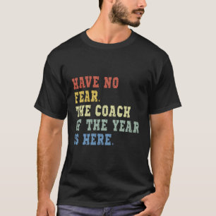 Camiseta Treinador Do Ano De Treinamento Para Pais