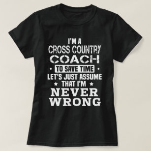 Camiseta Treinador do Cross Country