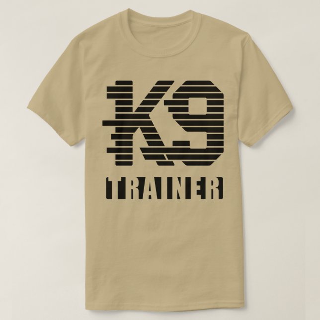 Camiseta Treinador do K9 1 (Frente do Design)