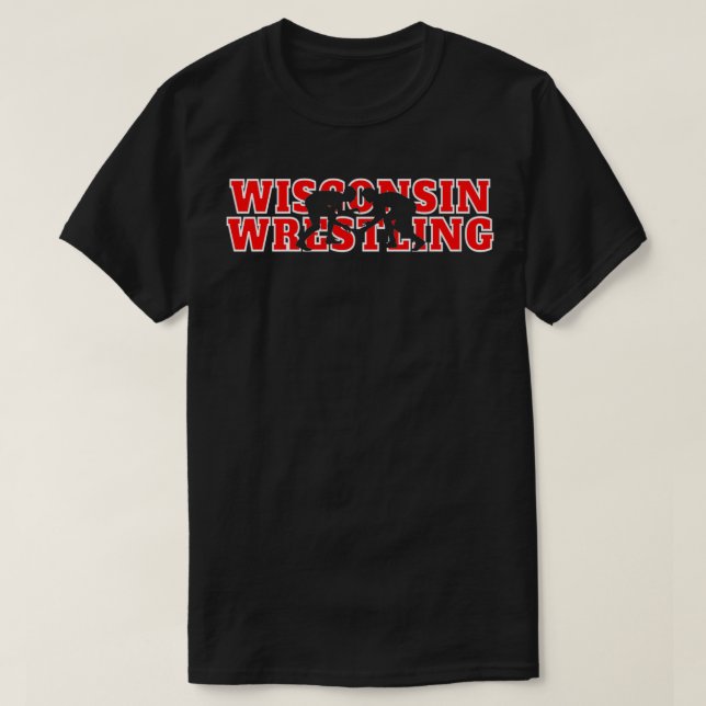 Camiseta Treinador do Luta de Wisconsin, Wrestler Coach Bad (Frente do Design)