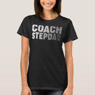 Camiseta Treinador do Mens Stepdad Futebol de Futebol Coac