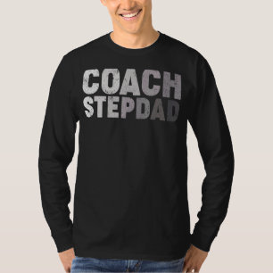 Camiseta Treinador do Mens Stepdad Futebol de Futebol Coac
