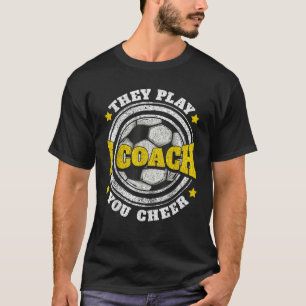 Camiseta Treinador Dons Que Eu Treino Eles Te Tocam Alegre 