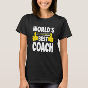 Camiseta Treinador em profissão de melhor treinador do mund