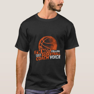 Camiseta Treinador Engraçado de Basquete Gift Hoops Coachin