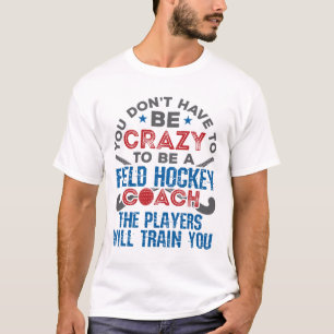 Camiseta Treinador engraçado de hóquei de campo _1