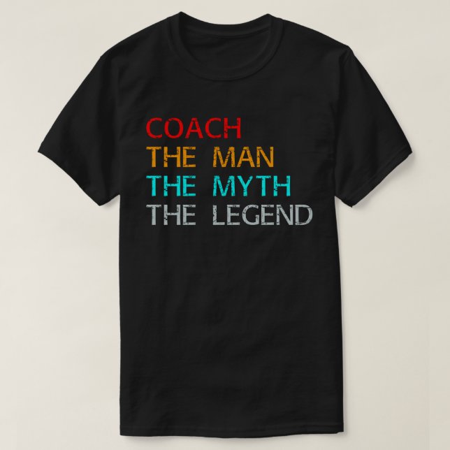 Camiseta treinador o mito da lenda (Frente do Design)