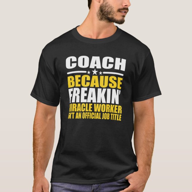 Camiseta Treinador Para Colega De Trabalho (Frente)