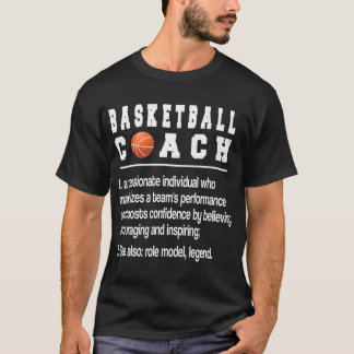 Camiseta Treinador para definição de basquete
