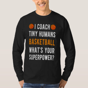 Camiseta Treinador Pequeno Gente de Basquete Hooper Criança