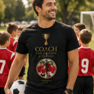 Camiseta Treinador Personalizado Você Merece uma Foto da Eq