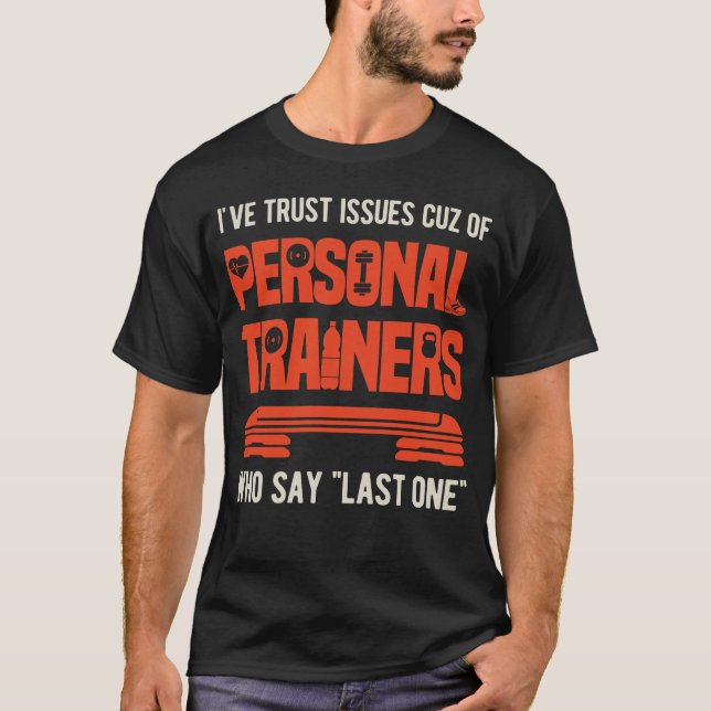 Camiseta Treinador Pessoal Engraçado (Frente)