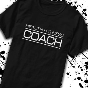 Camiseta Treinador Pessoal - Saúde + Treinador de Malhaç