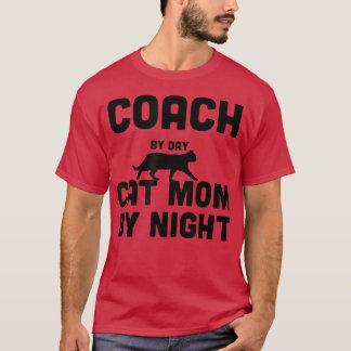 Camiseta Treinador Por Dia Cat Mãe Por Noite148